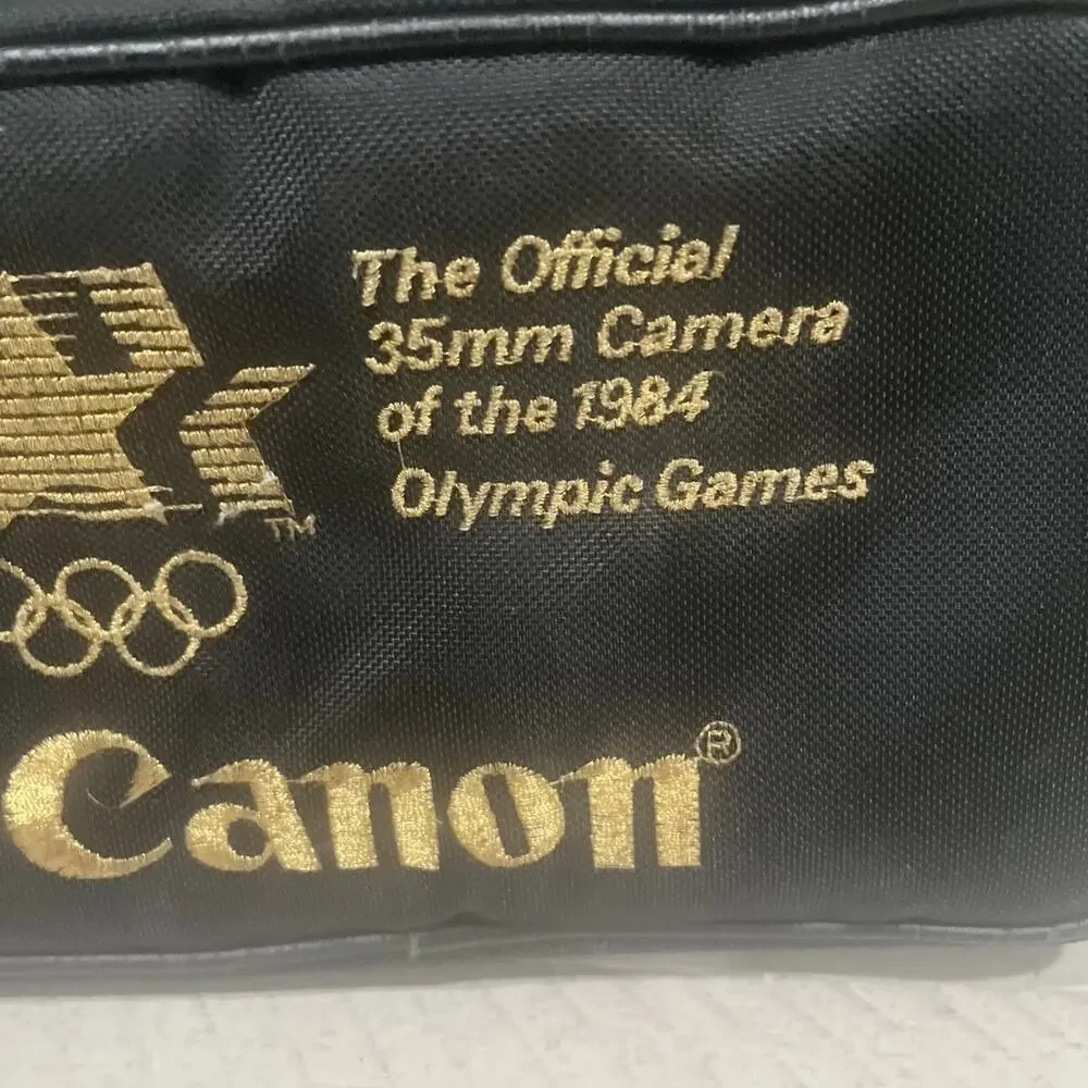 Vintage 1980's CANON Camera Bag 1984 Olympic Games Official Camera Edition